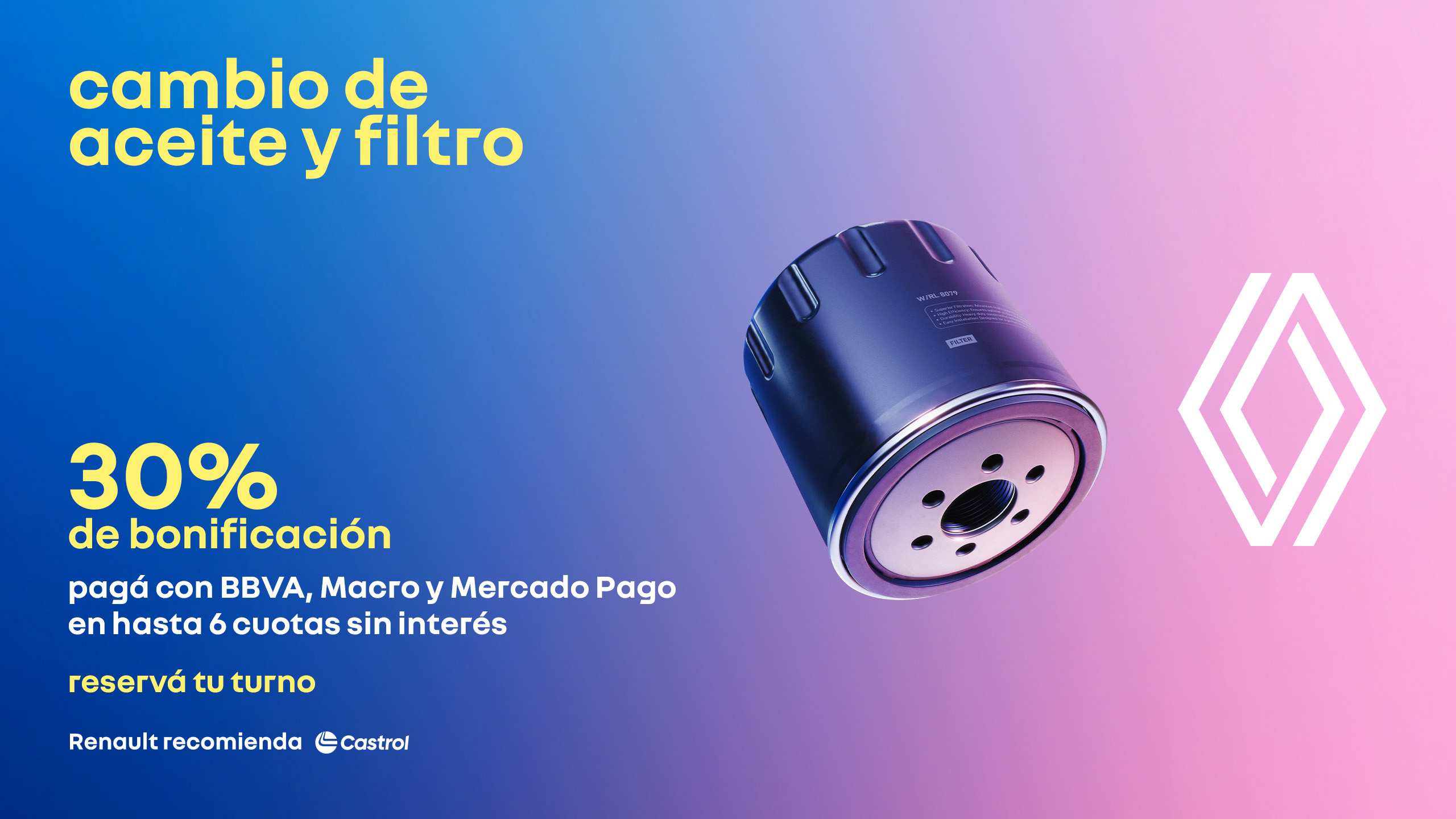 cambio de aceite y filtro