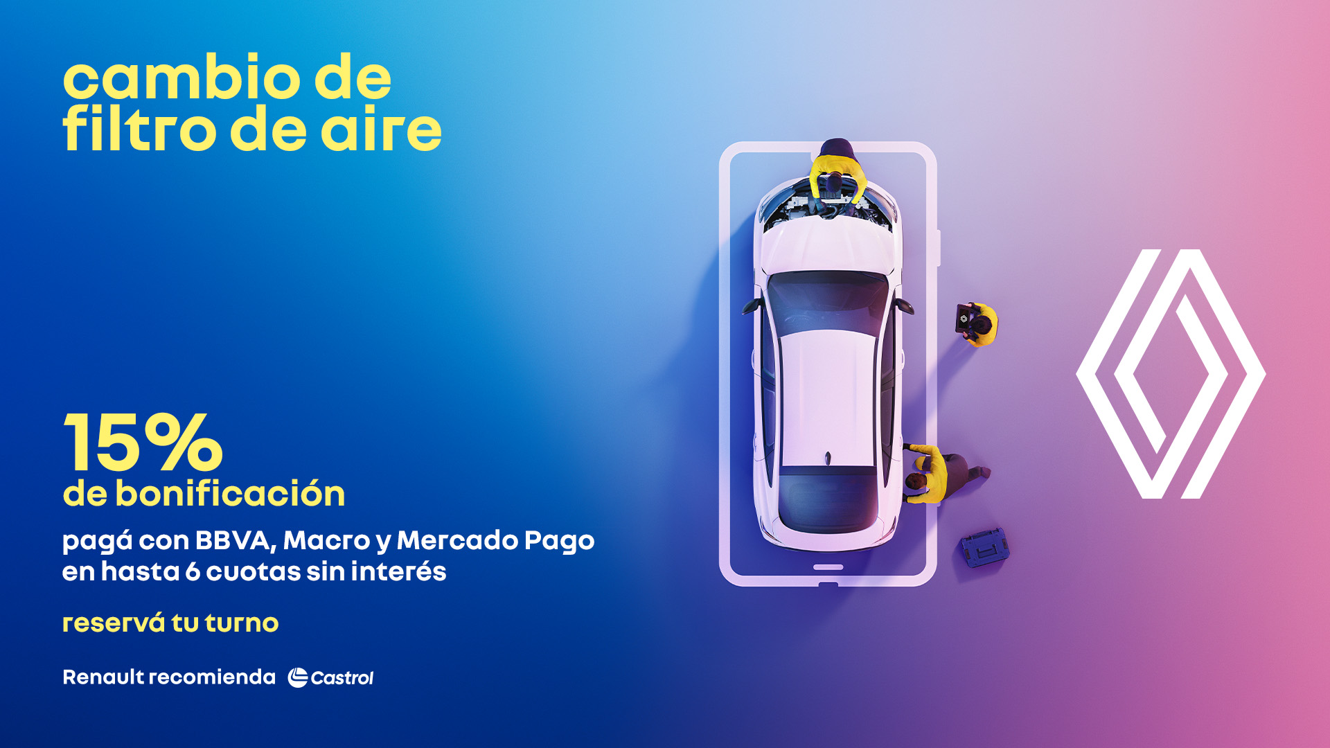 cambio de filtro de aire